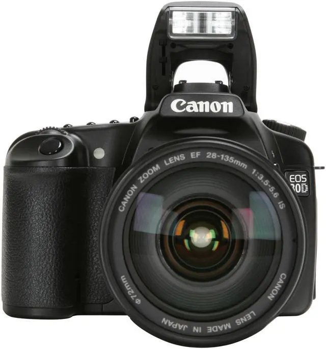 Alt view image 10 of 13 - Canon EOS 30D Black 8.2 MP Digital SLR Camera w/ EF 28-135mm f/3.5-5.6 IS Lens