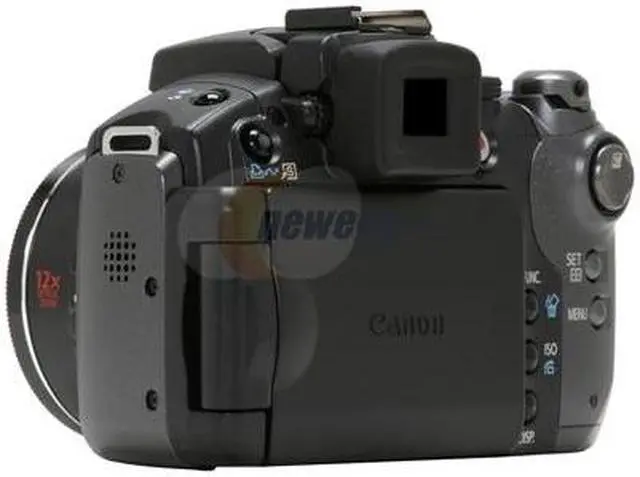 Alt view image 3 of 14 - Canon PowerShot S5 IS Black 8.0 MP 2.5" 207K LCD 12X Optical Zoom Digital Camera