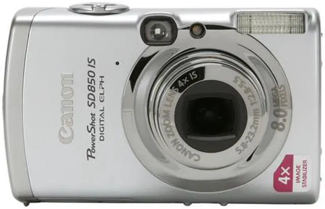 Alt view image 8 of 11 - Canon PowerShot SD850 IS Silver 8.0 MP 4X Optical Zoom Digital Camera