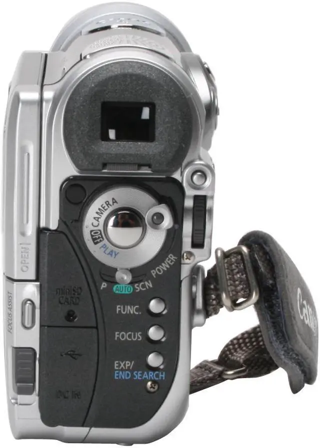 Alt view image 4 of 11 - Canon HV10 1/2.7" CMOS 2.7" 210K LCD 10X Optical Zoom High Definition MiniDV Camcorder