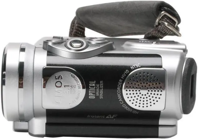 Alt view image 6 of 11 - Canon HV10 1/2.7" CMOS 2.7" 210K LCD 10X Optical Zoom High Definition MiniDV Camcorder