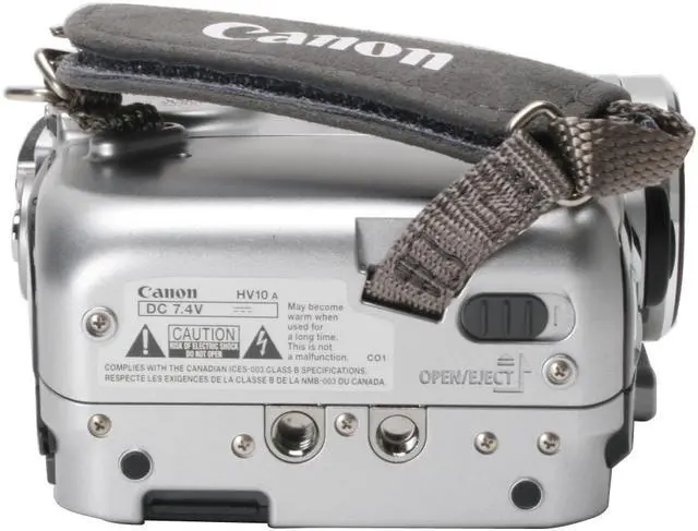 Alt view image 7 of 11 - Canon HV10 1/2.7" CMOS 2.7" 210K LCD 10X Optical Zoom High Definition MiniDV Camcorder