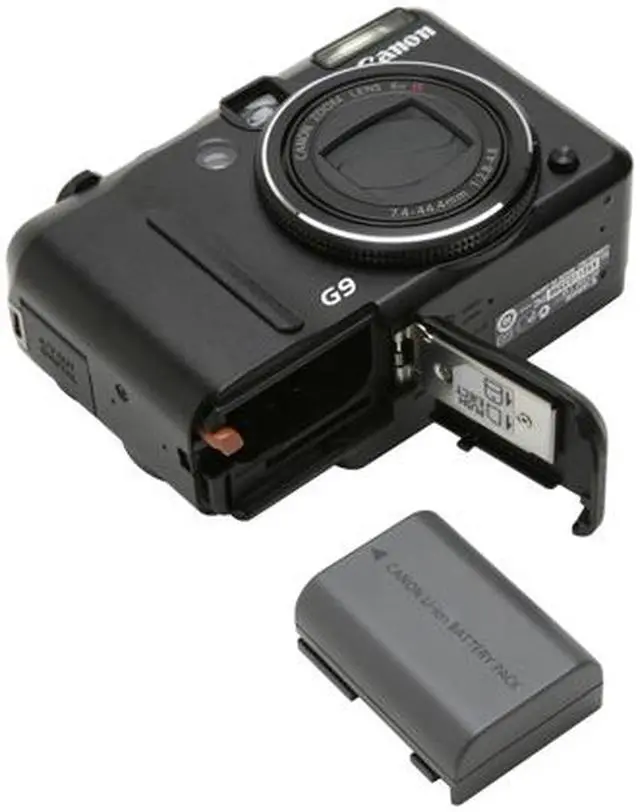 Alt view image 10 of 11 - Canon PowerShot G9 Black 12.1 MP 6X Optical Zoom Digital Camera