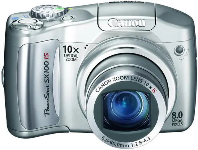 Canon PowerShot SX100 IS Silver 8.0 MP Digital Camera