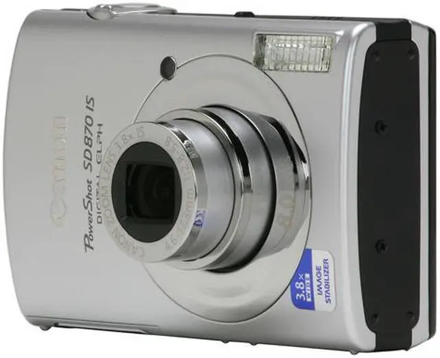 Main image of Canon PowerShot SD870 IS Silver 8.0 MP 3.0" 230K LCD 3.8X Optical Zoom 28mm Wide Angle Digital Camera