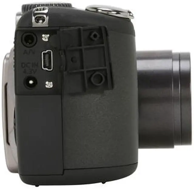 Alt view image 9 of 15 - Canon PowerShot A650 IS Black&Silver 12.1 MP 6X Optical Zoom Digital Camera