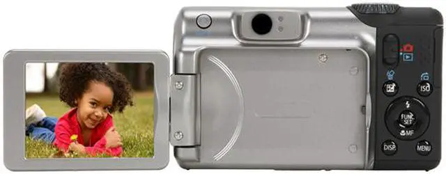 Alt view image 11 of 15 - Canon PowerShot A650 IS Black&Silver 12.1 MP 6X Optical Zoom Digital Camera