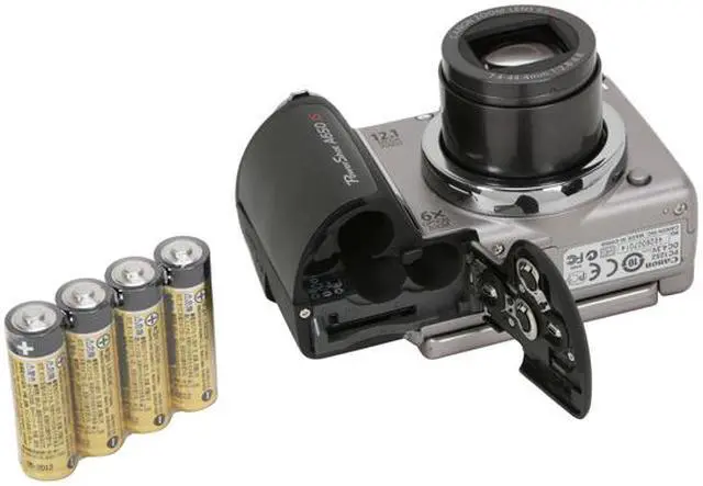 Alt view image 14 of 15 - Canon PowerShot A650 IS Black&Silver 12.1 MP 6X Optical Zoom Digital Camera