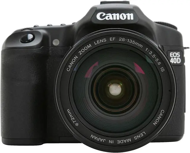 Alt view image 8 of 13 - Canon EOS 40D Black 10.1 MP  Digital SLR Camera / EF 28-135mm f/3.5-5.6 IS USM Standard Zoom Lens