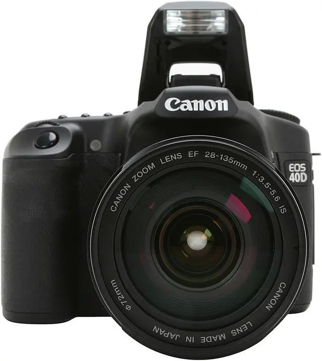 Alt view image 9 of 13 - Canon EOS 40D Black 10.1 MP  Digital SLR Camera / EF 28-135mm f/3.5-5.6 IS USM Standard Zoom Lens