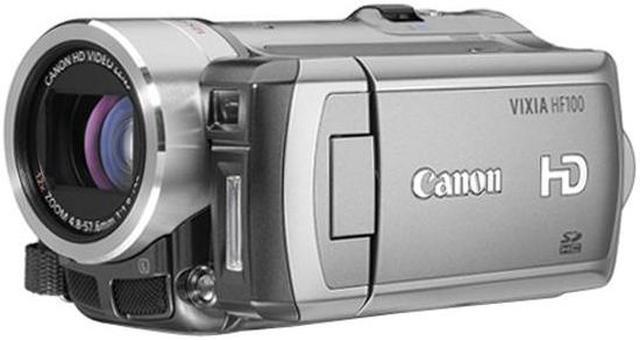 Alt view image 3 of 16 - Canon VIXIA HF100 2.7" LCD 12X Optical Zoom High Definition Camcorder