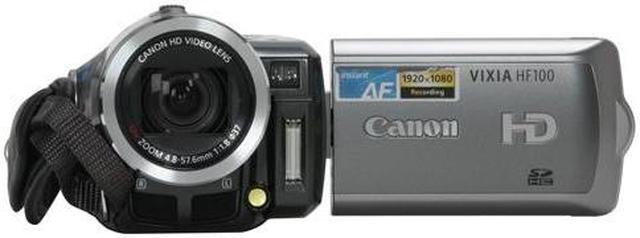 Alt view image 11 of 16 - Canon VIXIA HF100 2.7" LCD 12X Optical Zoom High Definition Camcorder