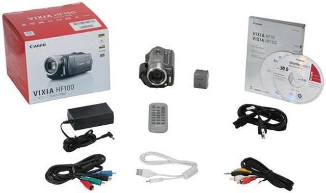 Alt view image 16 of 16 - Canon VIXIA HF100 2.7" LCD 12X Optical Zoom High Definition Camcorder