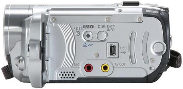 Alt view image 6 of 16 - Canon FS100 Moonstone Silver 2.7"123K LCD 37X Optical Zoom Flash Memory Digital Camcorder