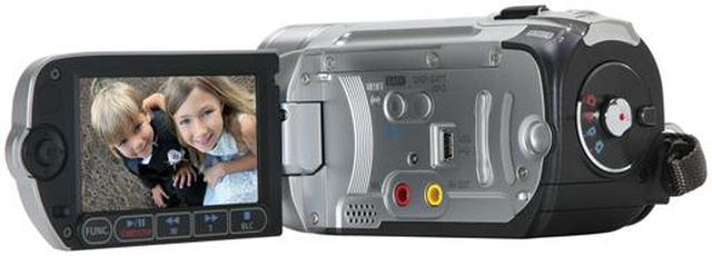 Alt view image 7 of 16 - Canon FS100 Moonstone Silver 2.7"123K LCD 37X Optical Zoom Flash Memory Digital Camcorder