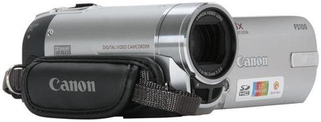 Alt view image 11 of 16 - Canon FS100 Moonstone Silver 2.7"123K LCD 37X Optical Zoom Flash Memory Digital Camcorder