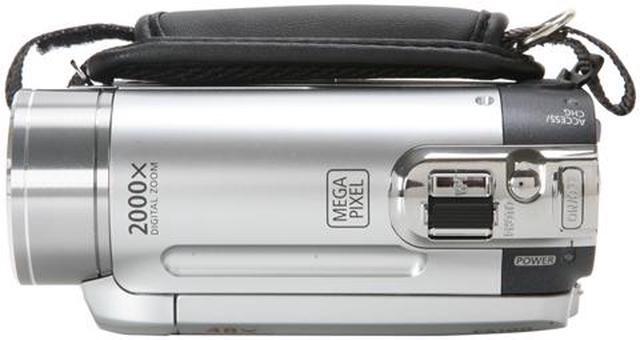 Alt view image 13 of 16 - Canon FS100 Moonstone Silver 2.7"123K LCD 37X Optical Zoom Flash Memory Digital Camcorder