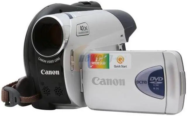 Canon DC310 Silver DVD Camcorder - Newegg.com