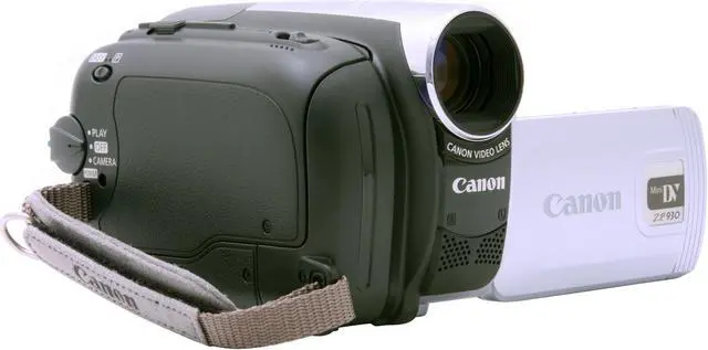 Alt view image 14 of 20 - Canon ZR930 1/6" CCD 2.7" 112K LCD 37X Optical Zoom MiniDV Camcorder