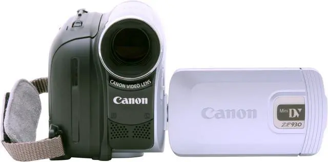 Alt view image 15 of 20 - Canon ZR930 1/6" CCD 2.7" 112K LCD 37X Optical Zoom MiniDV Camcorder