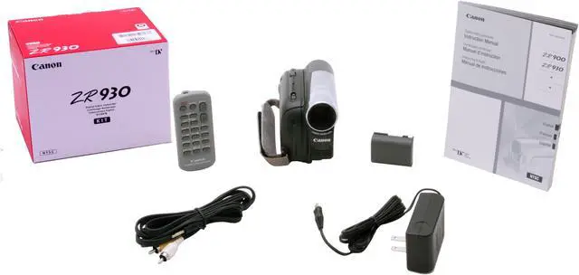 Alt view image 20 of 20 - Canon ZR930 1/6" CCD 2.7" 112K LCD 37X Optical Zoom MiniDV Camcorder