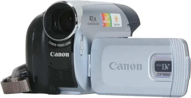 Main image of Canon ZR900 Silver 1/6" CCD 2.7" 112K 37X Optical Zoom MiniDV Camcorder