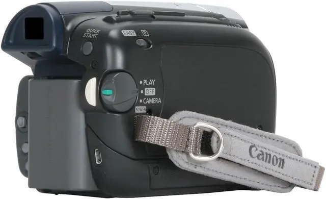 Alt view image 5 of 11 - Canon ZR900 Silver 1/6" CCD 2.7" 112K 37X Optical Zoom MiniDV Camcorder