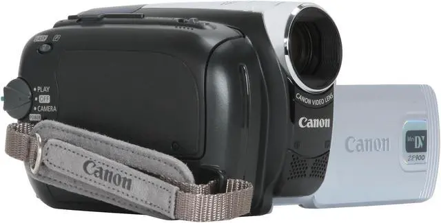 Alt view image 7 of 11 - Canon ZR900 Silver 1/6" CCD 2.7" 112K 37X Optical Zoom MiniDV Camcorder