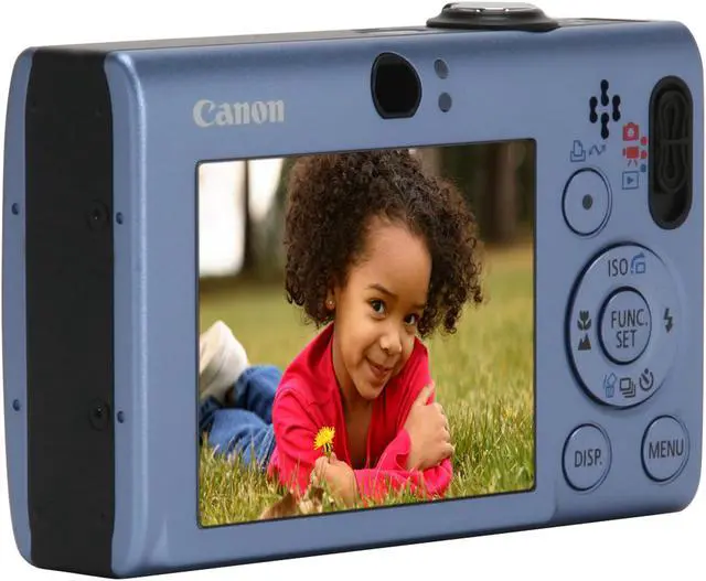 Alt view image 3 of 11 - Canon PowerShot SD1100 IS Blue 8.0 MP 3X Optical Zoom Digital Camera