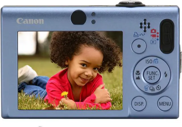 Alt view image 4 of 11 - Canon PowerShot SD1100 IS Blue 8.0 MP 3X Optical Zoom Digital Camera