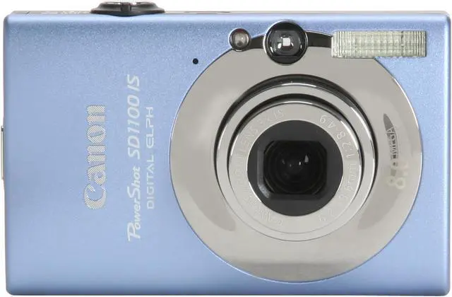 Alt view image 8 of 11 - Canon PowerShot SD1100 IS Blue 8.0 MP 3X Optical Zoom Digital Camera