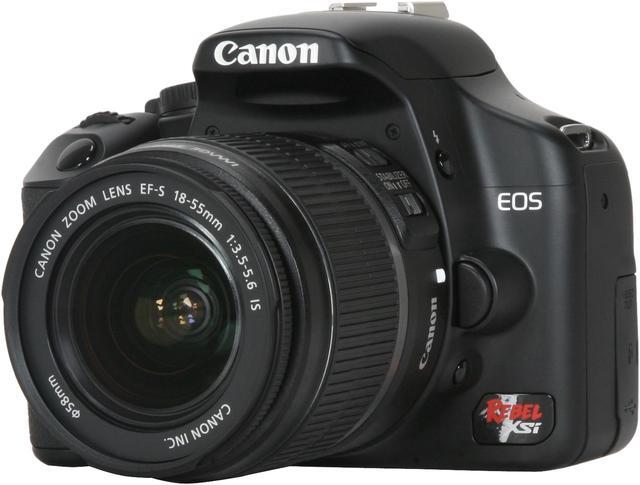 Main image of Canon EOS Rebel XSi Black 12.20 MP Digital SLR Camera w/EF-S 18-55mm f/3.5-5.6 IS Lens