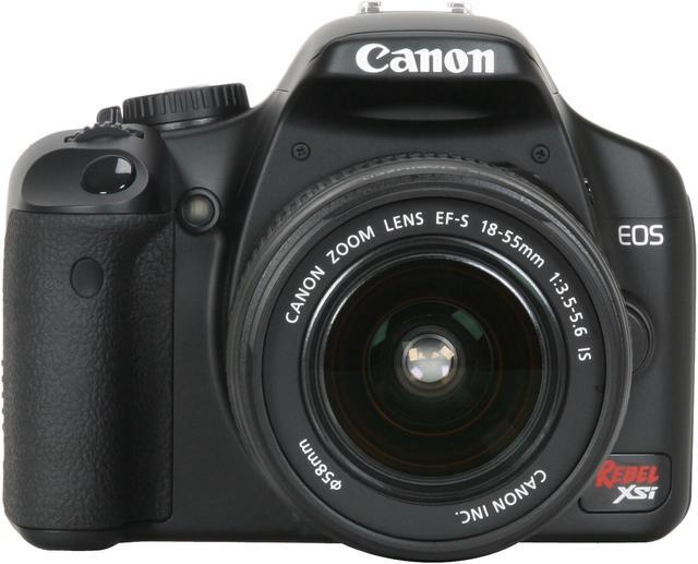 Alt view image 8 of 13 - Canon EOS Rebel XSi Black 12.20 MP Digital SLR Camera w/EF-S 18-55mm f/3.5-5.6 IS Lens