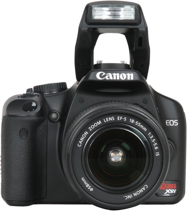 Alt view image 9 of 13 - Canon EOS Rebel XSi Black 12.20 MP Digital SLR Camera w/EF-S 18-55mm f/3.5-5.6 IS Lens