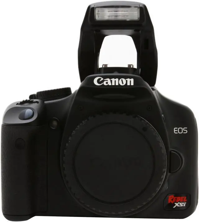 Alt view image 8 of 12 - Canon EOS Rebel XSi Black 12.20 MP Digital SLR Camera - Body Only