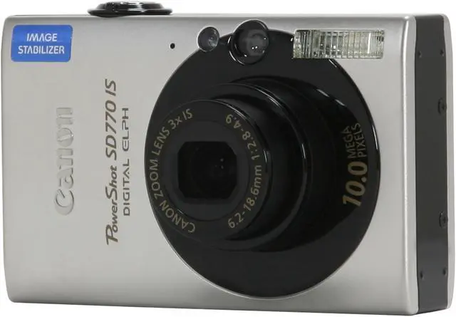 Main image of Canon PowerShot SD770 IS Black 10 MP 3X Optical Zoom Digital Camera