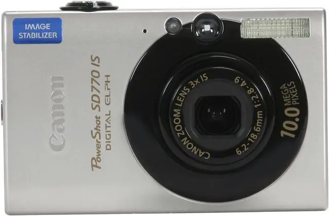 Alt view image 8 of 11 - Canon PowerShot SD770 IS Black 10 MP 3X Optical Zoom Digital Camera