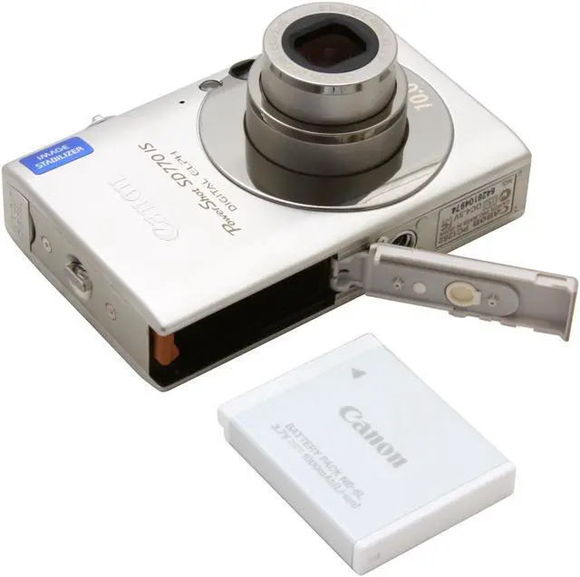 Alt view image 10 of 11 - Canon PowerShot SD770 IS Silver 10 MP 3X Optical Zoom Digital Camera