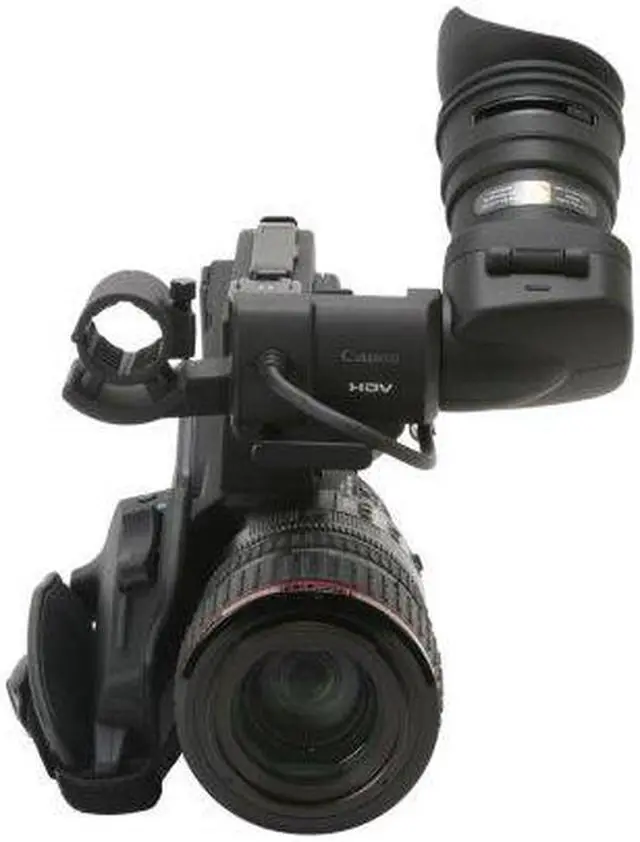 Alt view image 2 of 5 - Canon  XL H1A  Black 1/3" 3CCD High Definition Professional Camcorder w/ Canon 20x HD Video Zoom XL 5.4-108 mm L IS lll