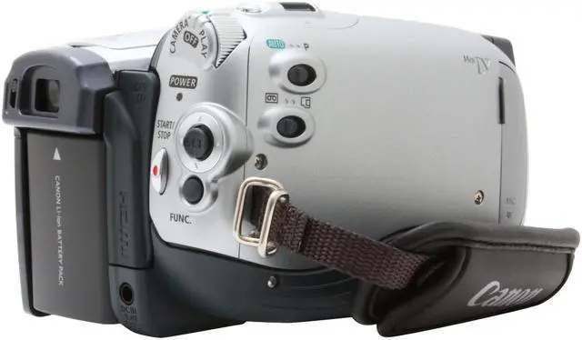 Alt view image 5 of 14 - Canon VIXIA HV20 Silver 1/2.7" CMOS 2.7"LCD 10X Optical Zoom High Definition MiniDV Tape Camcorder