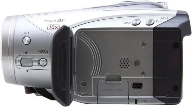 Alt view image 10 of 14 - Canon VIXIA HV20 Silver 1/2.7" CMOS 2.7"LCD 10X Optical Zoom High Definition MiniDV Tape Camcorder