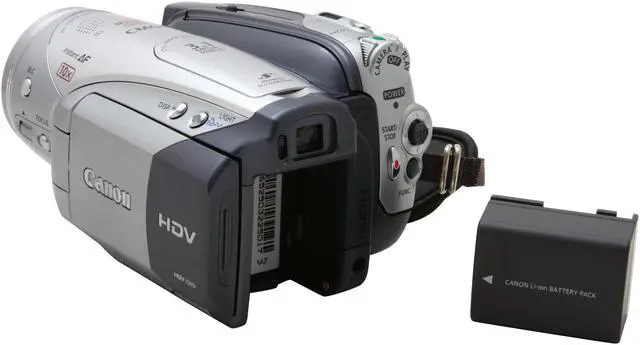 Alt view image 12 of 14 - Canon VIXIA HV20 Silver 1/2.7" CMOS 2.7"LCD 10X Optical Zoom High Definition MiniDV Tape Camcorder