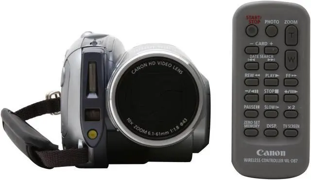 Alt view image 13 of 14 - Canon VIXIA HV20 Silver 1/2.7" CMOS 2.7"LCD 10X Optical Zoom High Definition MiniDV Tape Camcorder