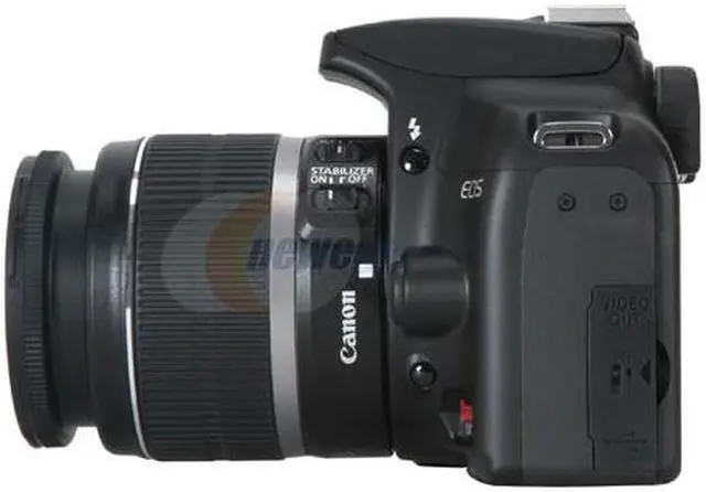 Alt view image 2 of 13 - Canon EOS Rebel XS Black 10.1 MP  Digital SLR Camera w/EF-S 18-55mm f/3.5-5.6 IS Lens