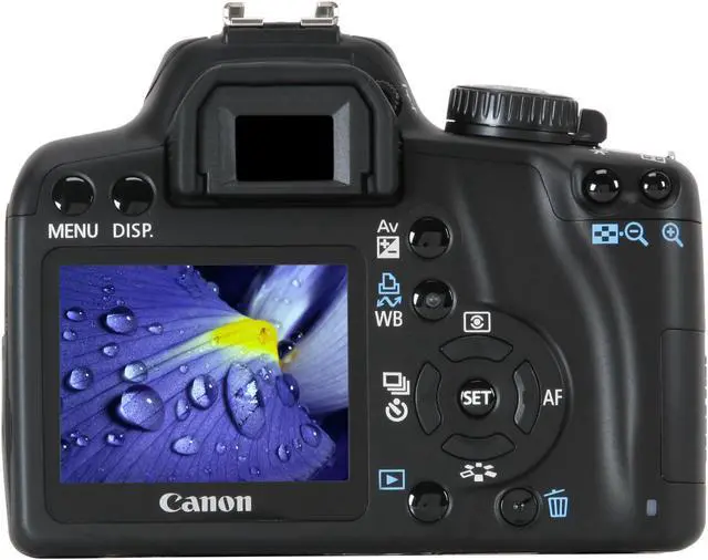 Alt view image 4 of 13 - Canon EOS Rebel XS Black 10.1 MP  Digital SLR Camera w/EF-S 18-55mm f/3.5-5.6 IS Lens