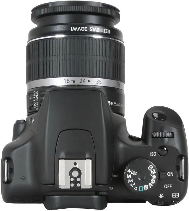 Alt view image 10 of 13 - Canon EOS Rebel XS Black 10.1 MP  Digital SLR Camera w/EF-S 18-55mm f/3.5-5.6 IS Lens
