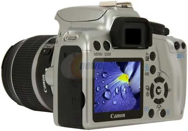 Alt view image 3 of 13 - Canon EOS Rebel XS Silver 10.1 MP Digital SLR Camera w/EF-S 18-55mm f/3.5-5.6 IS Lens