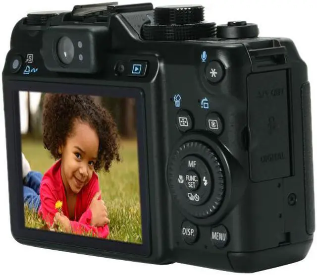 Alt view image 5 of 14 - Canon PowerShot G10 Black 14.7 MP 5X Optical Zoom 28mm Wide Angle Digital Camera