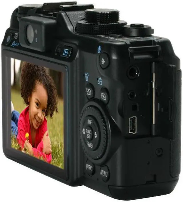 Alt view image 10 of 14 - Canon PowerShot G10 Black 14.7 MP 5X Optical Zoom 28mm Wide Angle Digital Camera