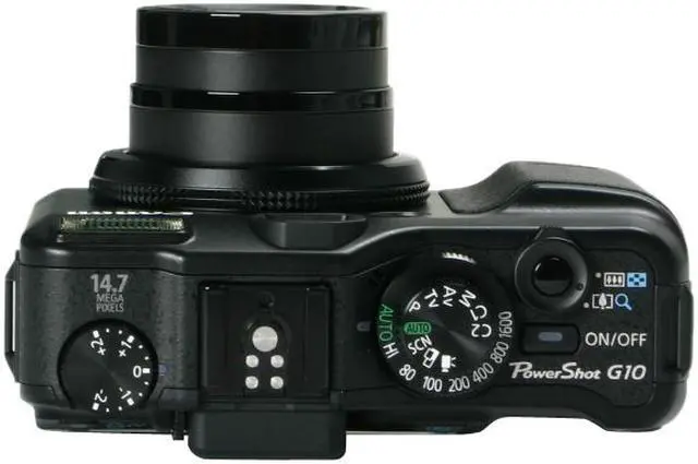 Alt view image 9 of 14 - Canon PowerShot G10 Black 14.7 MP 5X Optical Zoom 28mm Wide Angle Digital Camera